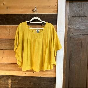 Old Navy Golden Yellow Women's Blouse